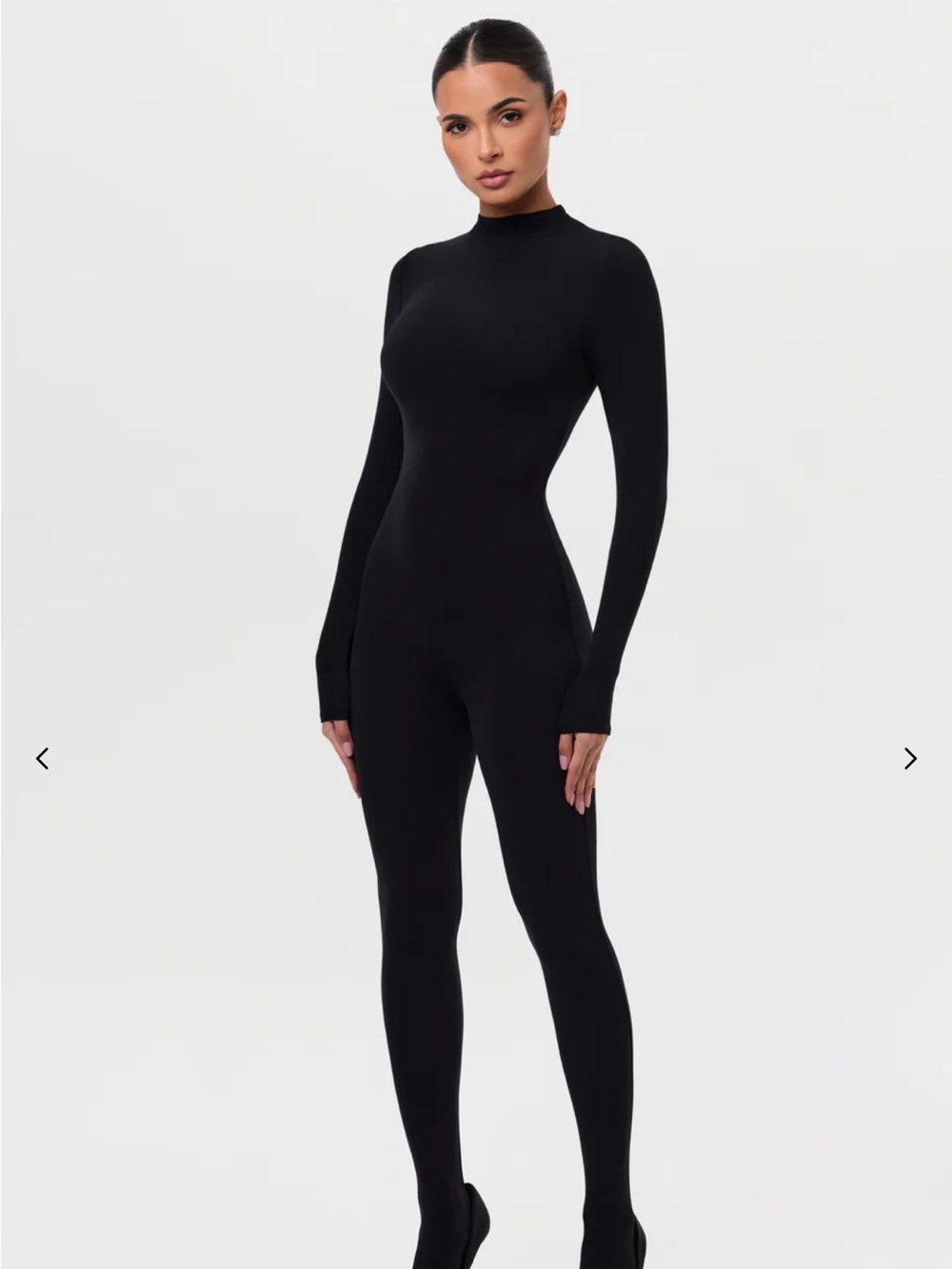 naked wardrobe Black JUMPSUIT